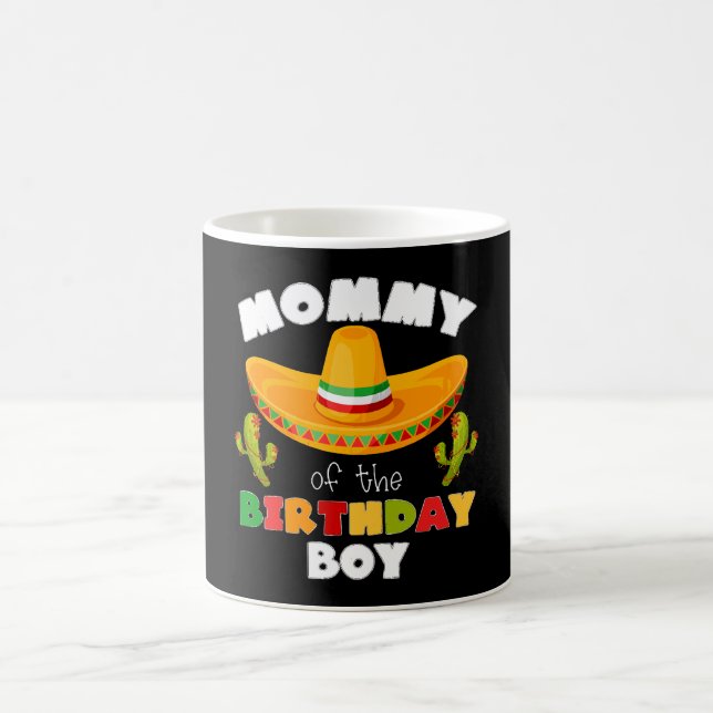 Mug Maman du garçon d'anniversaire Cinco de Mayo (Centre)