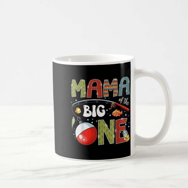 Mug Maman du grand garçon de la fête de pêche pour son (Droite)