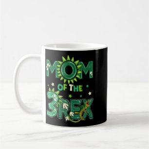Mug Maman du T-Rex d'anniversaire des 3 ans Anniversai