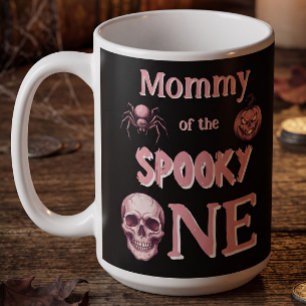 Mug Maman du terrifiant vintage crâne rose