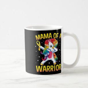 Mug Maman d'un guerrier Sensibilisation au cancer infa