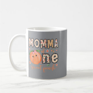 Mug Maman d'une douce pêche Fille de 1er anniversaire