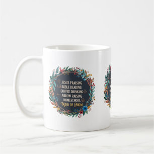 Mug Maman école à la maison chrétienne