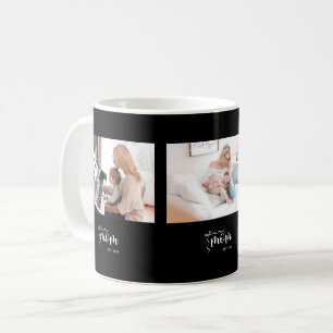 Mug Maman élégante noire établie un arc Ajouter 3 Phot