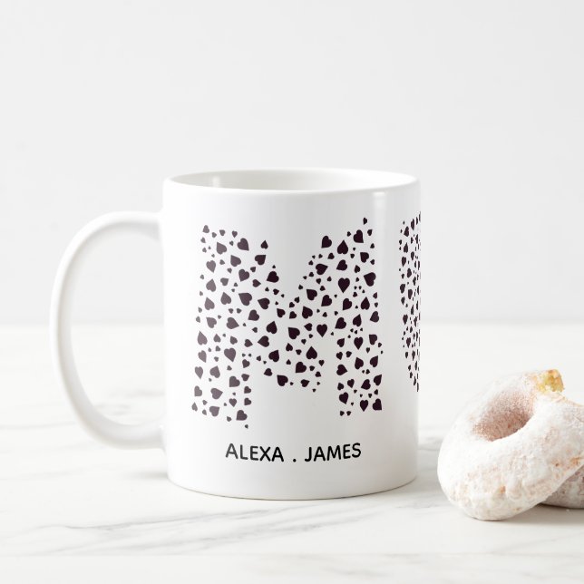 Mug Maman Enfants modernes nom Maman  (Avec donut)