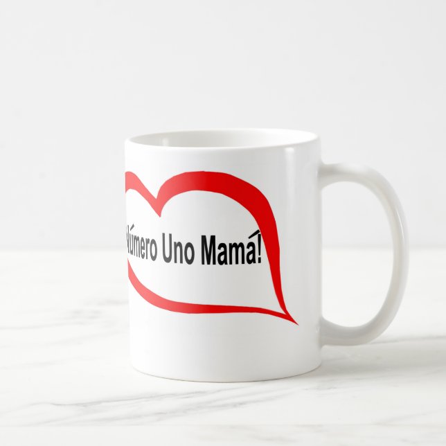 Mug Maman espagnole de l'ONU de numero (Droite)