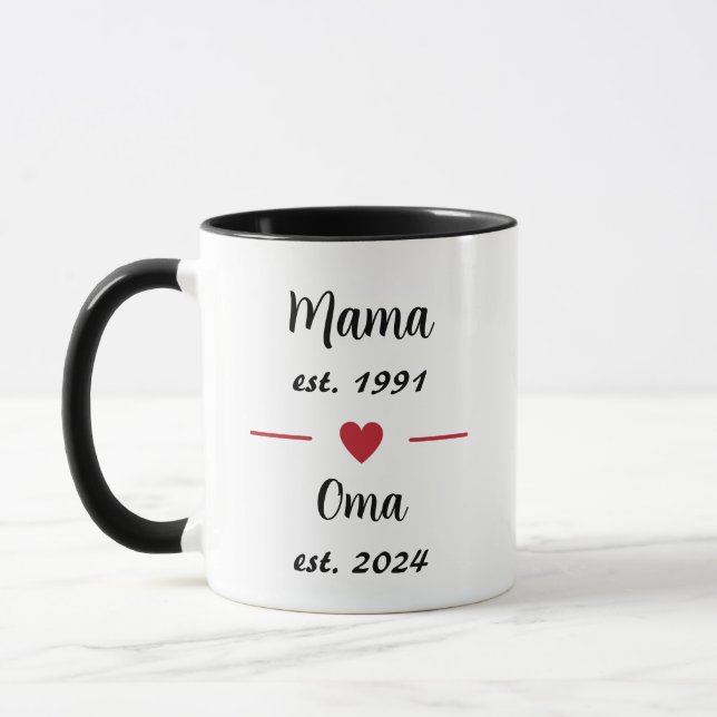 Mug Maman est. 1991 Granny est. 2024 (Gauche)