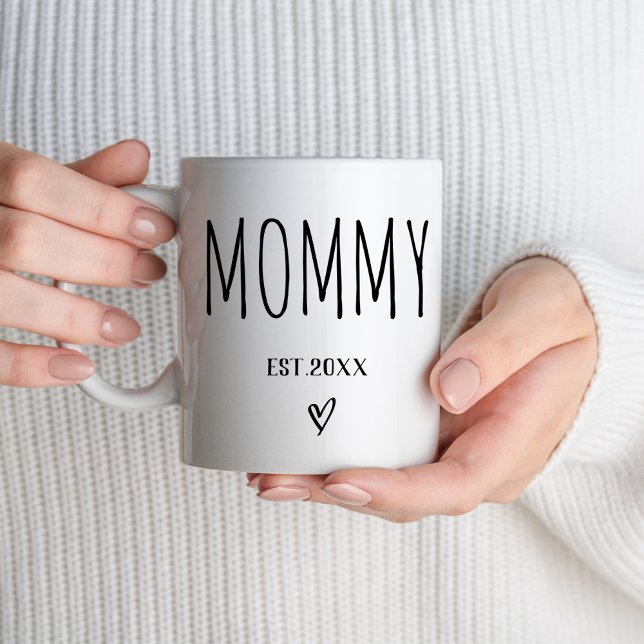 Mug Maman Est 2025 Nouveaux Parents Première Maman À Ê (Créateur téléchargé)