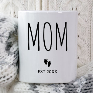 Mug Maman Est 2025 Première Fois maman S'Attend Bébé N