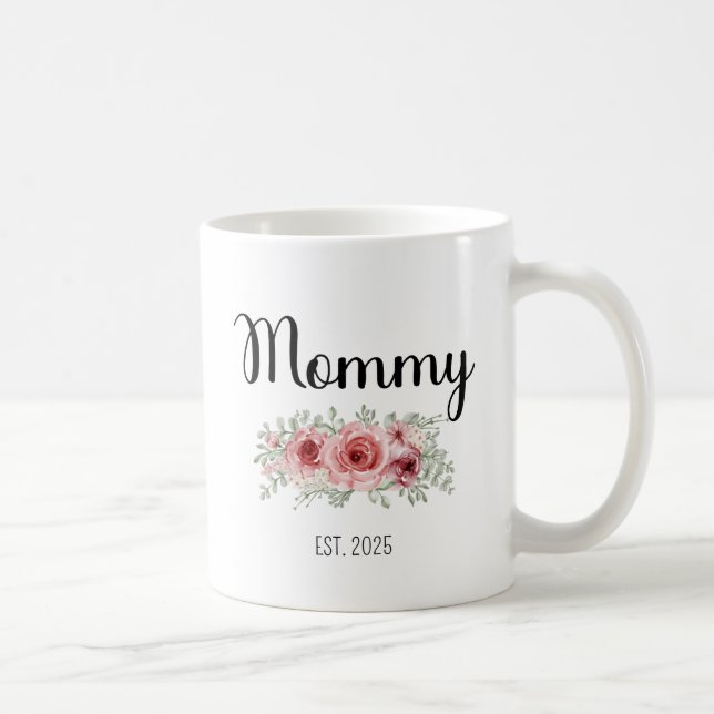 Mug Maman Est 2025 Promue À Maman Grossesse Maman (Droite)