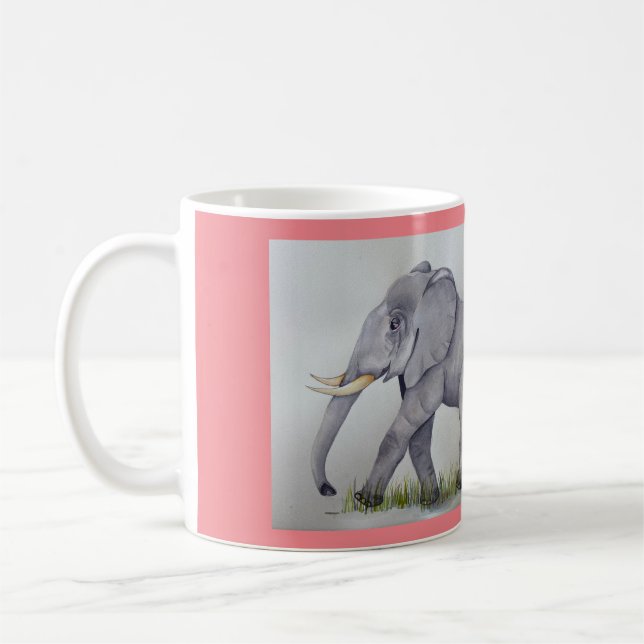 Mug Maman et bébé éléphant (Gauche)