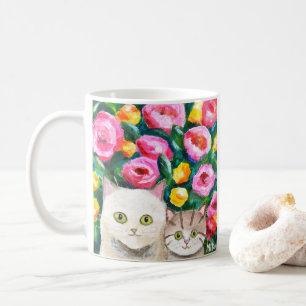 Mug Maman et Kitten mignonette Jolies chats Adorable A