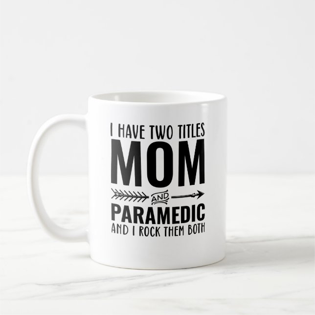 Mug Maman Et Paramedic Drôle (Gauche)