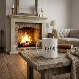Mug Maman établie Nouveau Cadeau de maman Écriture noi