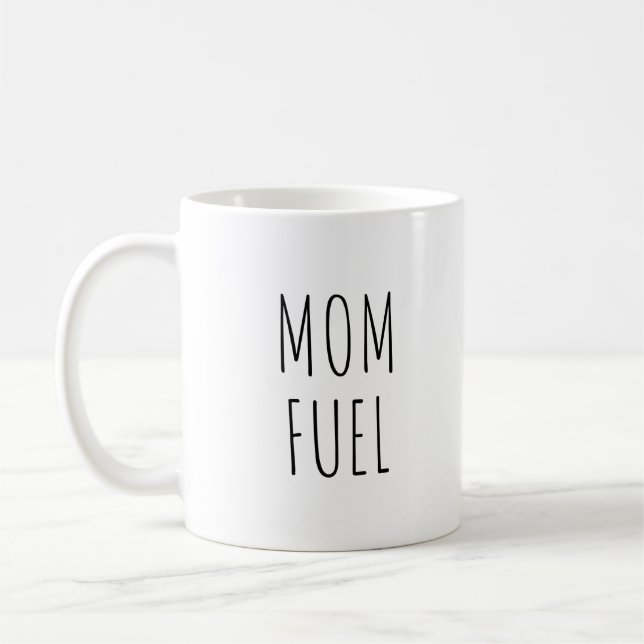 Mug Maman fait cuire du café amusant (Gauche)