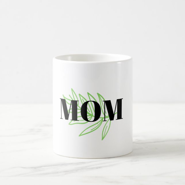 Mug maman feuille verte (Centre)