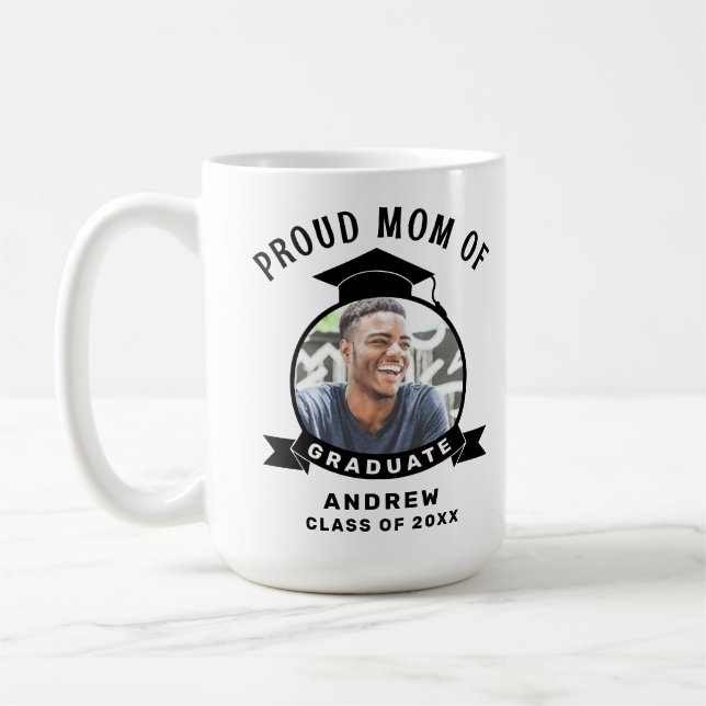 Mug Maman fière de son diplômé (Gauche)