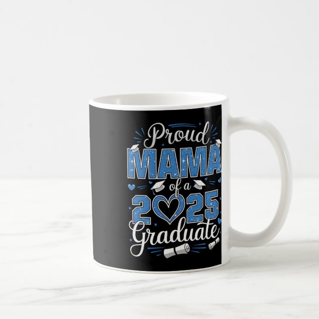Mug Maman fière d'un diplômé de la promotion 2025 Seni (Droite)
