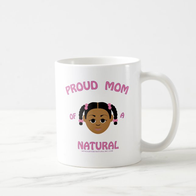 Mug Maman fière d'un naturel - cadeaux naturels de (Droite)