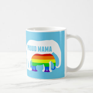 Mug Maman fière Elephant de LGBT