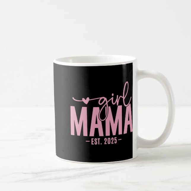 Mug Maman Fille Établi 2025 Révélation de Grossesse Ma (Droite)