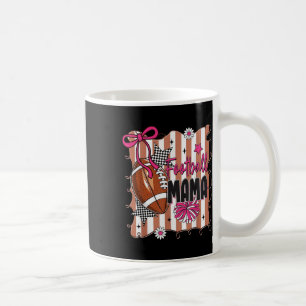 Mug Maman Football Coquette Nœud Jour de Match Touchdo