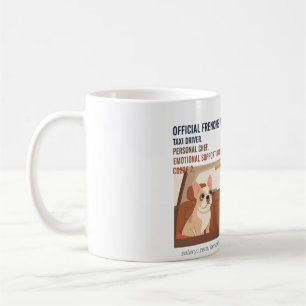 Mug Maman Frenchie Titres de Travail Drôle Chien Boule