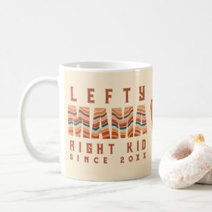 Mug Maman Gauchère Personnalisée Depuis Année Cœur Amu