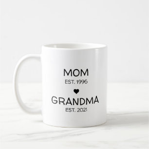 Mug Maman Grand-mère Annonce de grossesse Révélation d