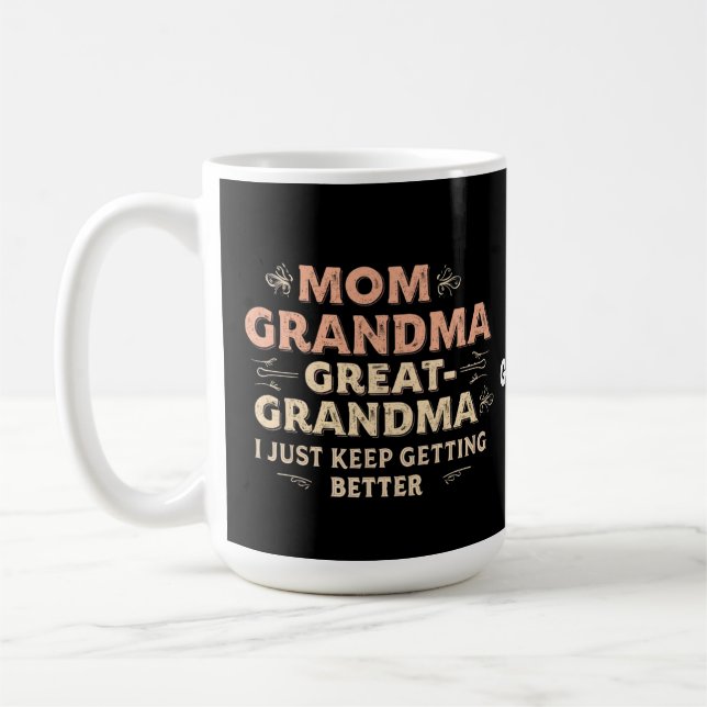 Mug Maman, grand-mère, grand-mère, je continue à m'amé (Gauche)