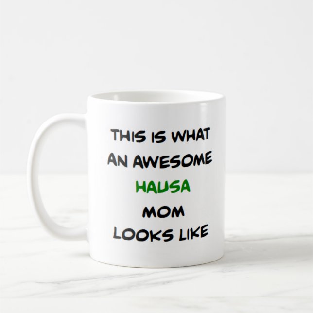 Mug maman hausa formidable (Gauche)