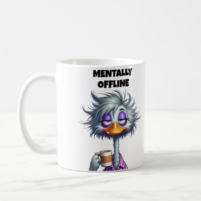 Mug Maman Hors Ligne Mentalement (Gauche)