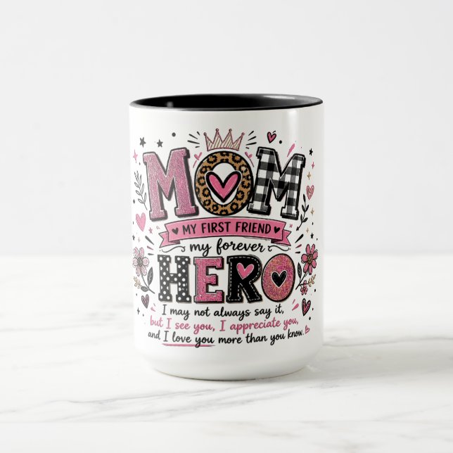 Mug Maman Inspirante Meilleure Amie (Centre)