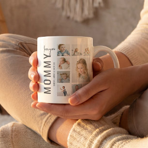 Mug Maman Je t'aime Collage de photos