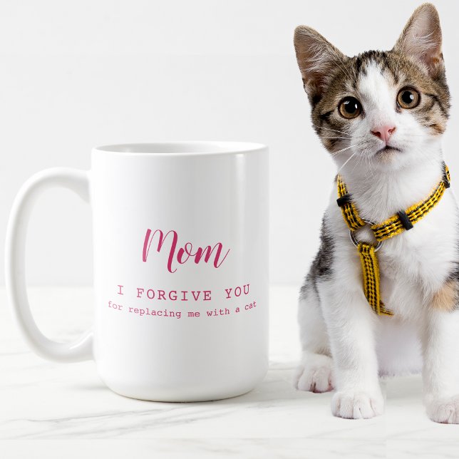 Mug "Maman, je te pardonne" drôle mignon amoureux des  (Créateur téléchargé)