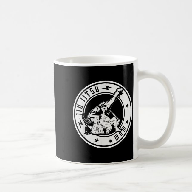 Mug Maman Jiu Jitsu Brésilienne Combattante de Jiu Jit (Droite)