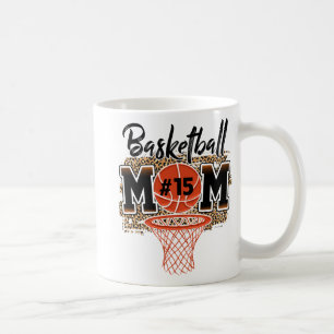 Mug Maman Joueur personnalisé Numéro 15 Sport Maman Fê