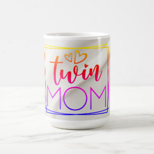 Mug Maman jumelle multicolore