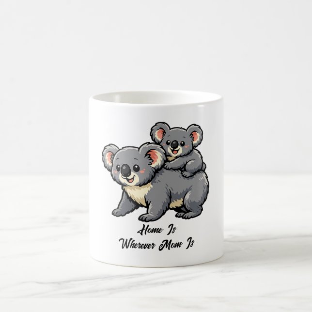 Mug Maman Koala Adorable et Joey (Centre)