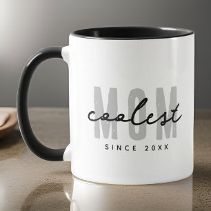 Mug Maman la plus cool depuis 20XX Moderne Simple Prep