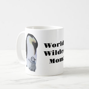 Mug Maman la plus folle du monde ! Pingouin et bébé