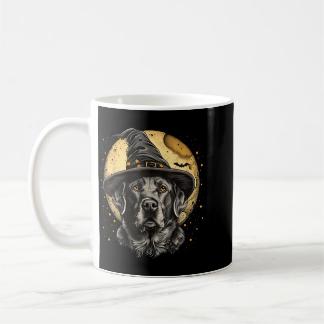 Mug Maman Labrador Halloween Drôle Mignon Chien Lab No (Gauche)