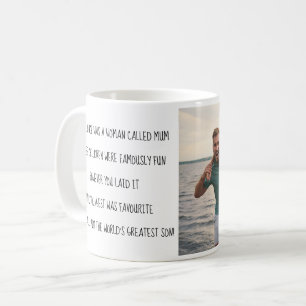 Mug Maman limerick drôle d'un fils préféré grande phot