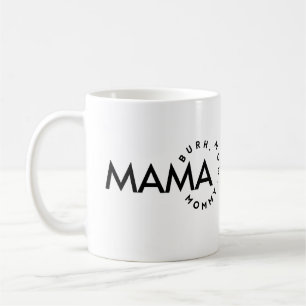 Mug Maman maman maman noir et blanc Bruh