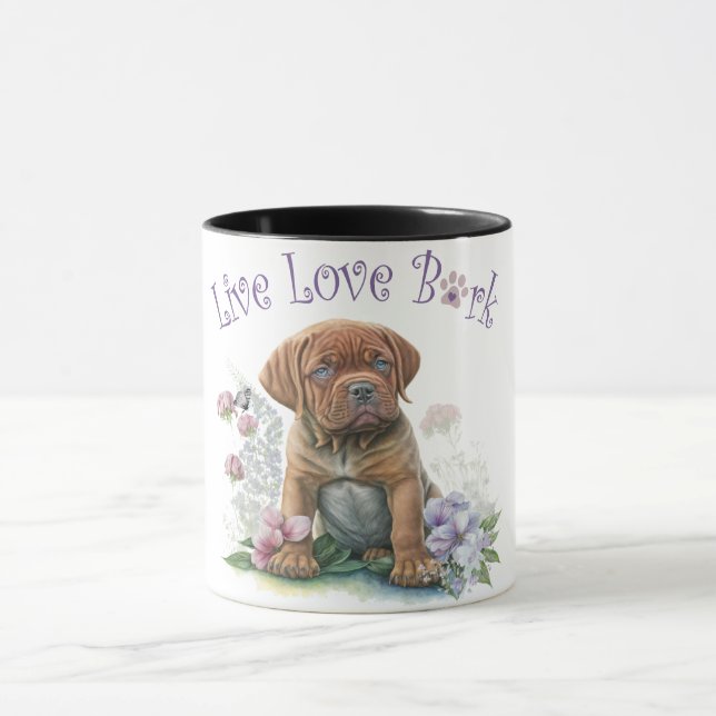 Mug Maman Mastiff Fleurie (Centre)
