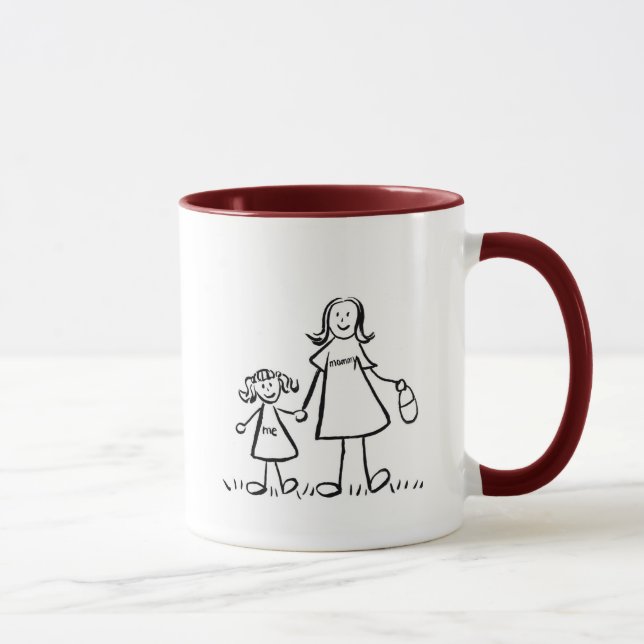 Mug Maman & Me (Dessin sans titre) (Droite)