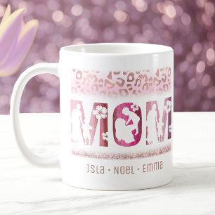 Mug Maman Meilleure maman Jamais Enfants Noms Enfants 