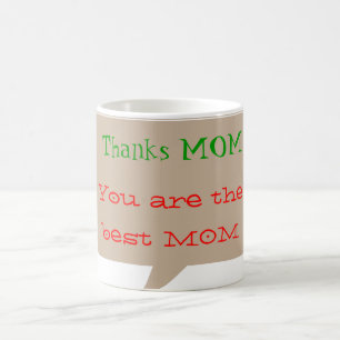 Mug MAMAN merci - texte editable pour autre