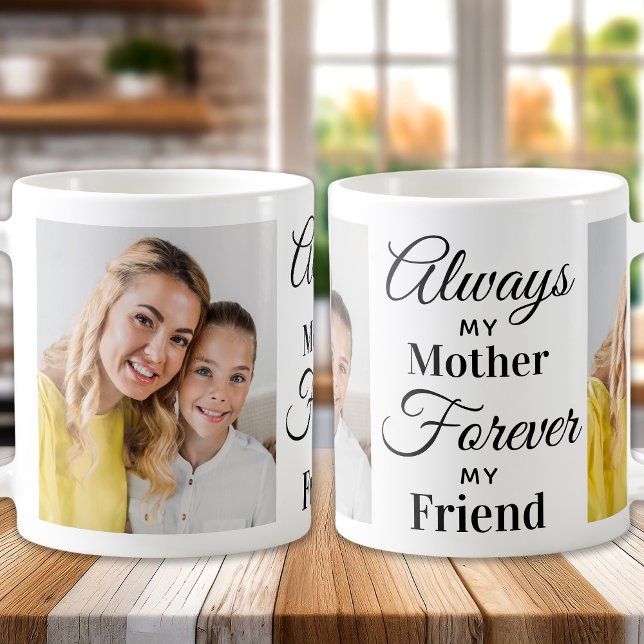 Mug Maman Mère Fille Citation Personnalisée 3 Photo (Créateur téléchargé)