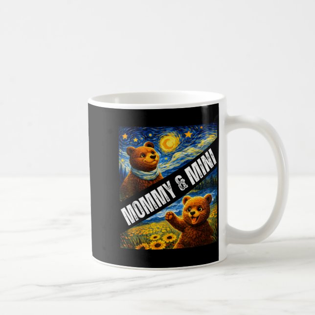 Mug Maman Mini Ourson Mignon Étoile Fête des Mères (Droite)